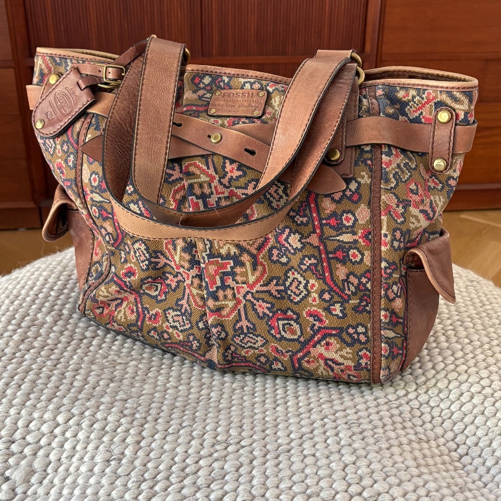 Fossil Printed Tote